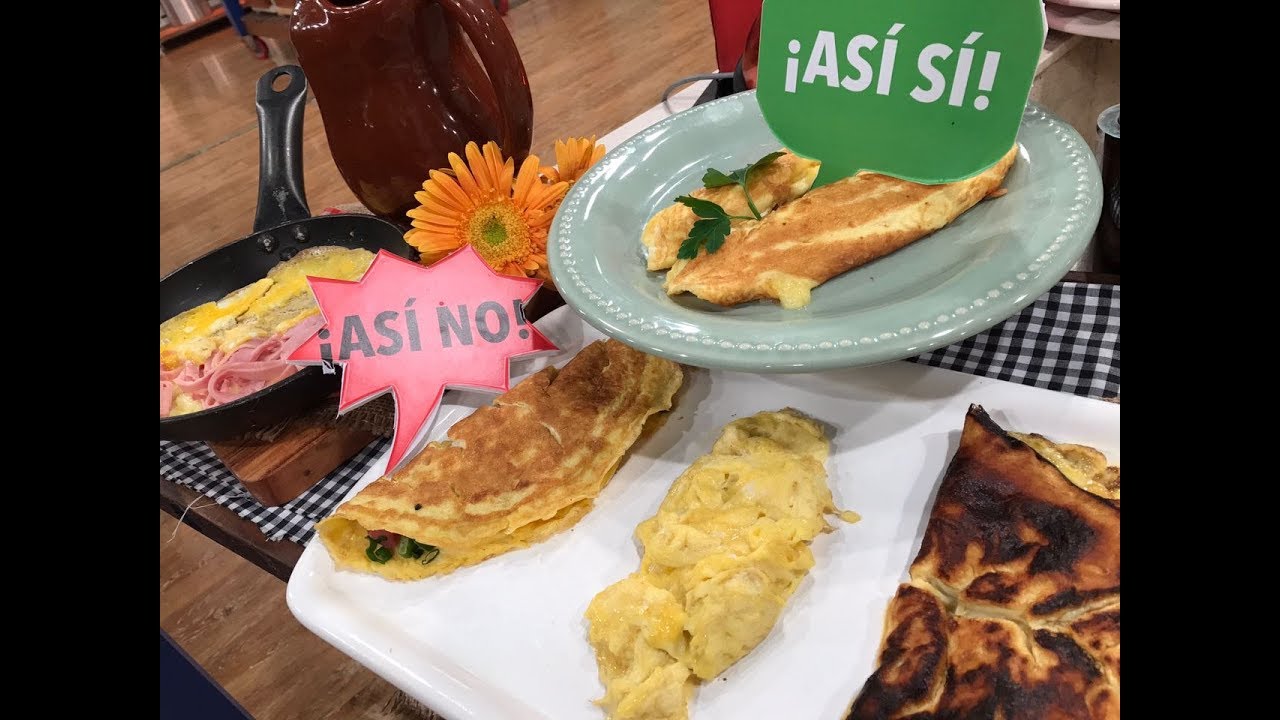 Los sí y los no de la omelette rellena