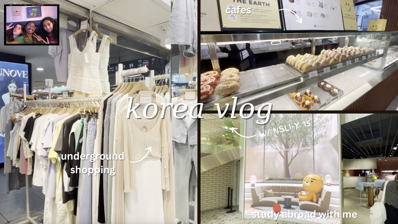 [NSLI-Y KOREA 2023] Underground Shopping in Gangnam | Karaoke + Cafe Hopping 🎤 - Ep 5