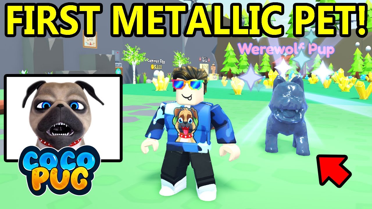 My First Metallic Pet In Roblox Collect All Pets!