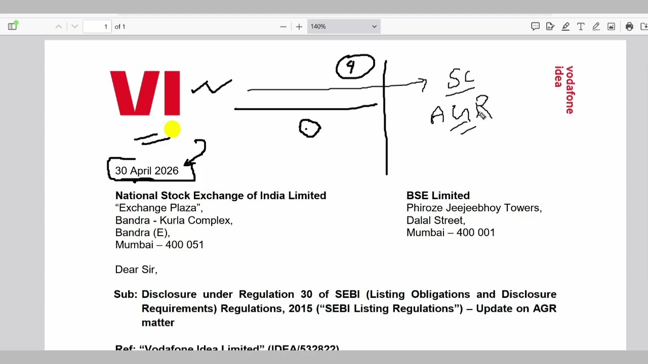 Good news from AGR🔴Vodafone Idea share latest news,Vodafone Idea share news,Vodafone Idea latest ...