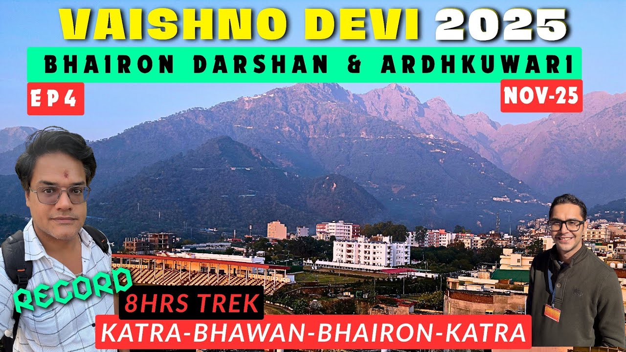 Vaishno Devi Nov 2025 | भवन दर्शन & भैरों मंदिर | #travelvlog #vaishnodevi #jammu