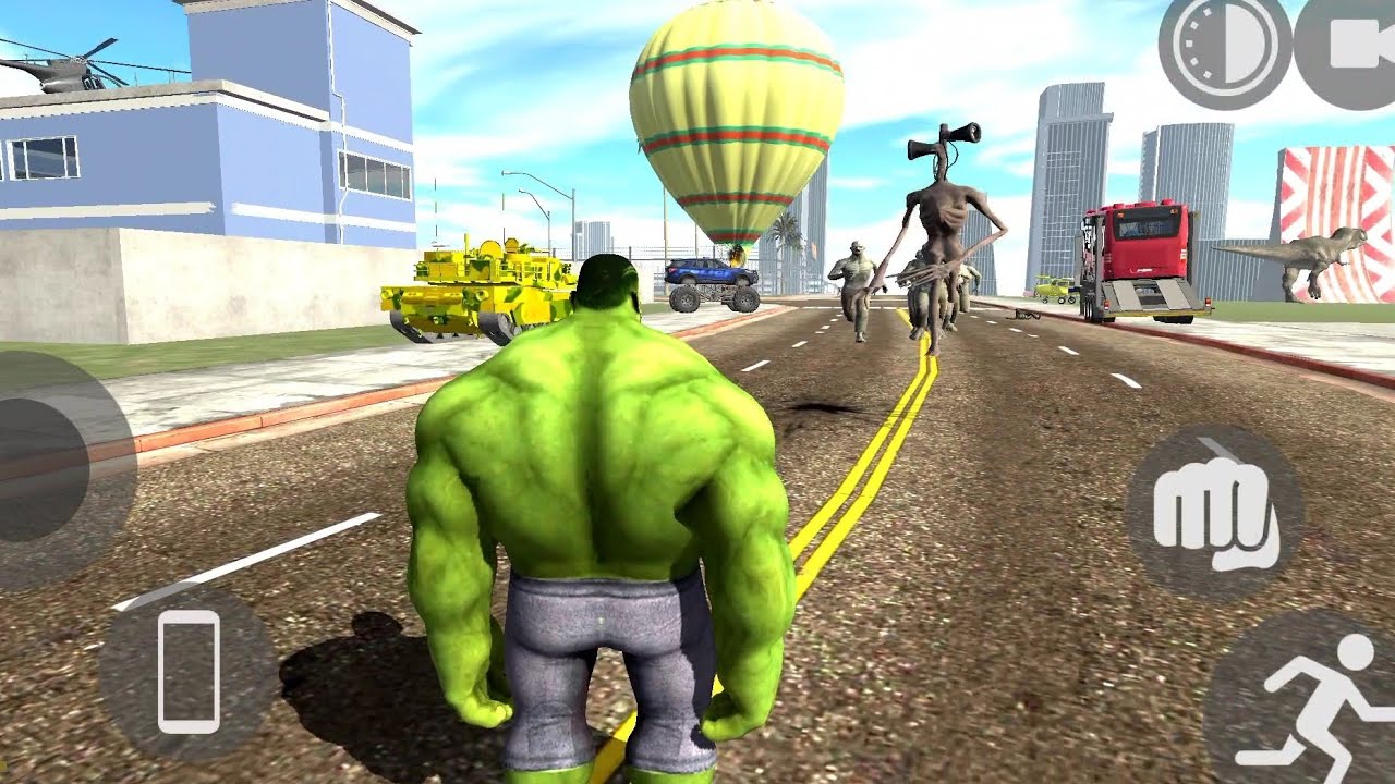Hulk Vs Sirenhead || Indian bike driving 3d game 