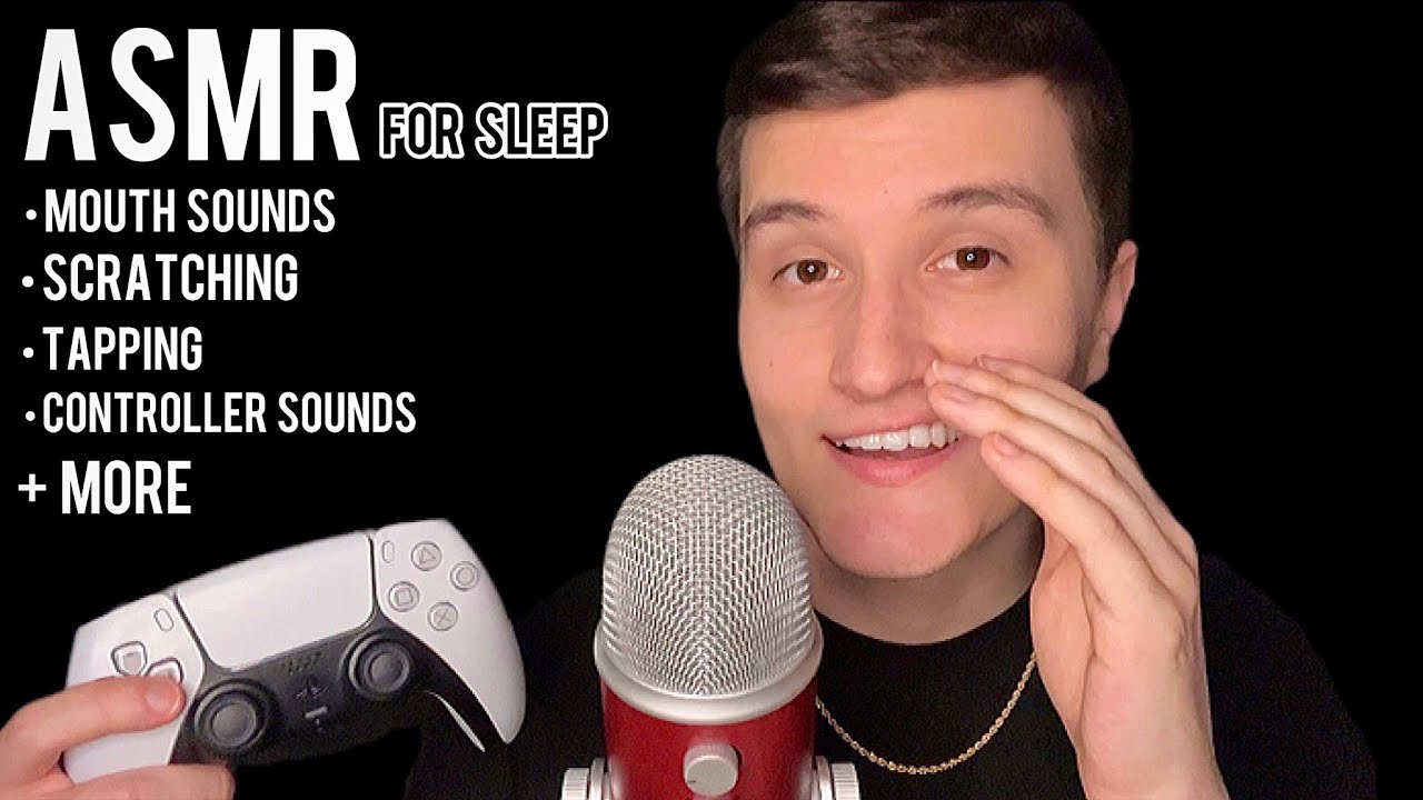 ASMR triggers to make YOU sleep NOW 😴💤 (mouth sounds , scratching , tapping)