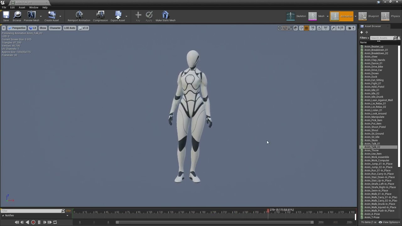 50 Female Animations