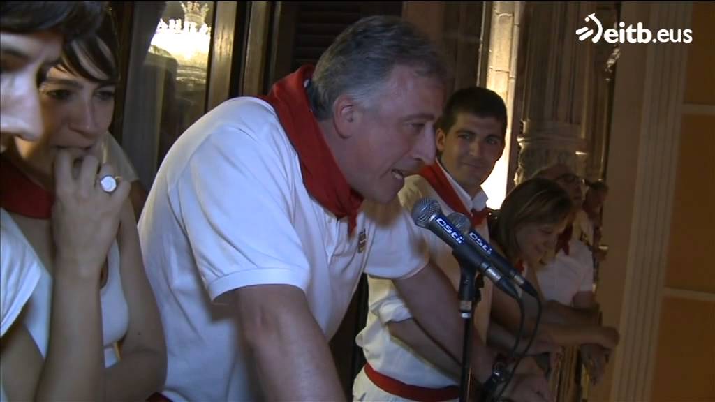 Pitada a Asirón por despedir las fiestas en euskera