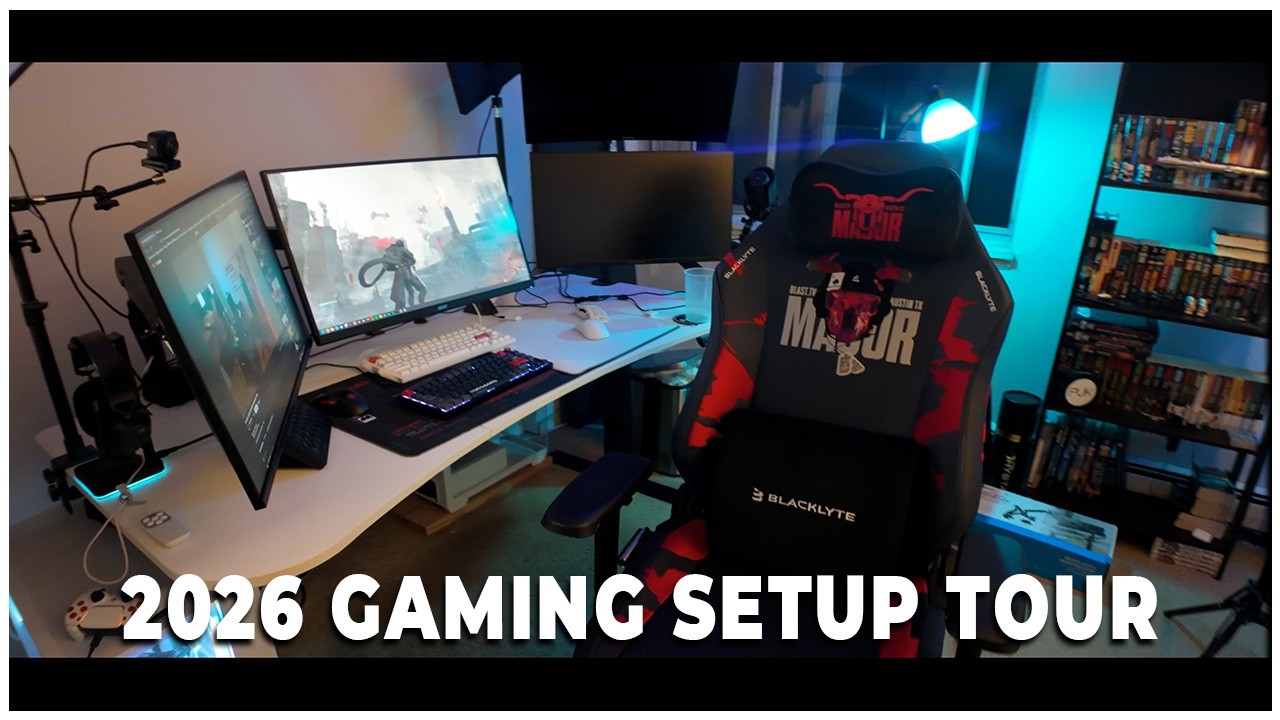 My REALISTIC But Functional 2026 Gaming Setup & Room Tour!
