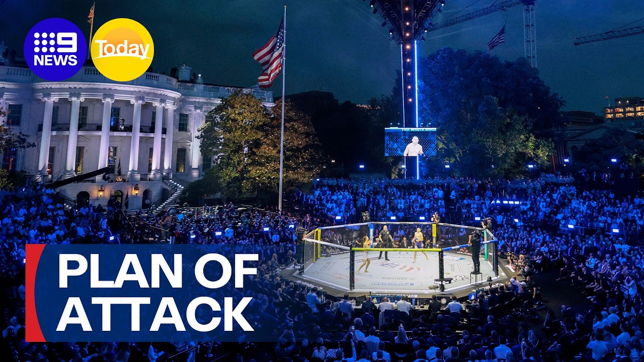 FBI foils planned attack on White House UFC event | 9 News Australia