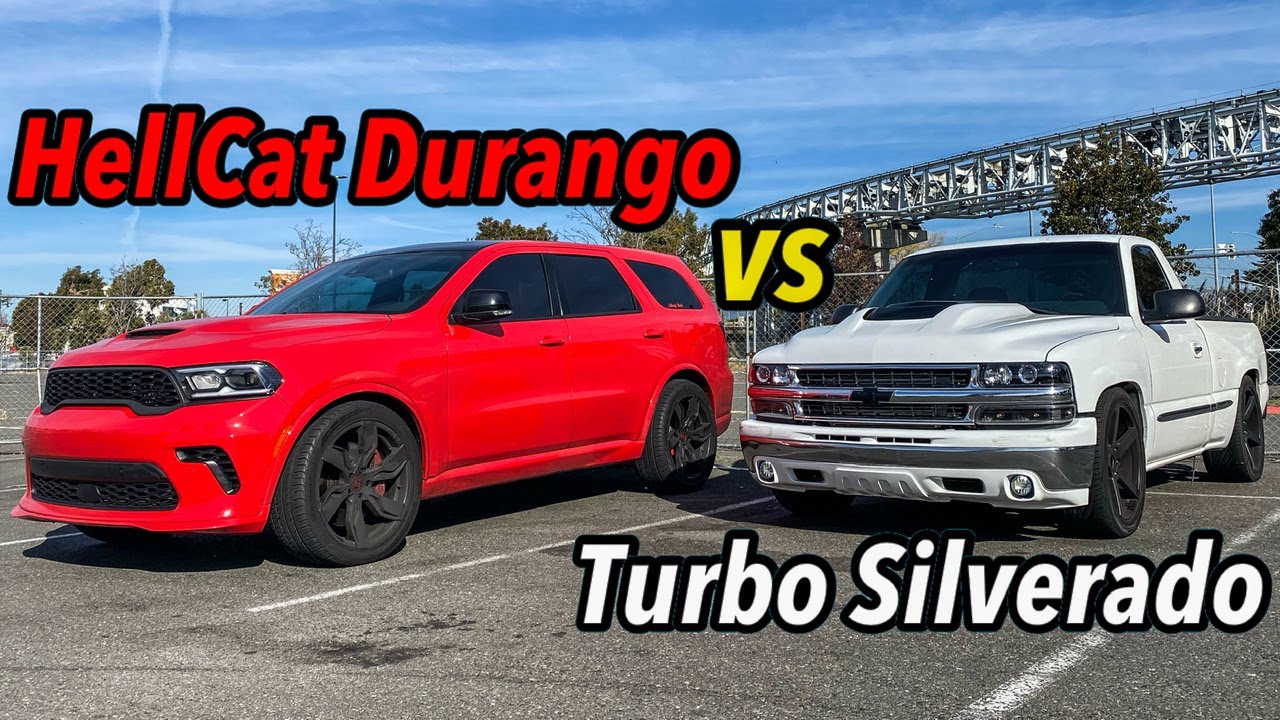HellCat Durango vs Turbo 5.3 Silverado vs 10 Speed Coyote | STREET RACING IN MEXICO