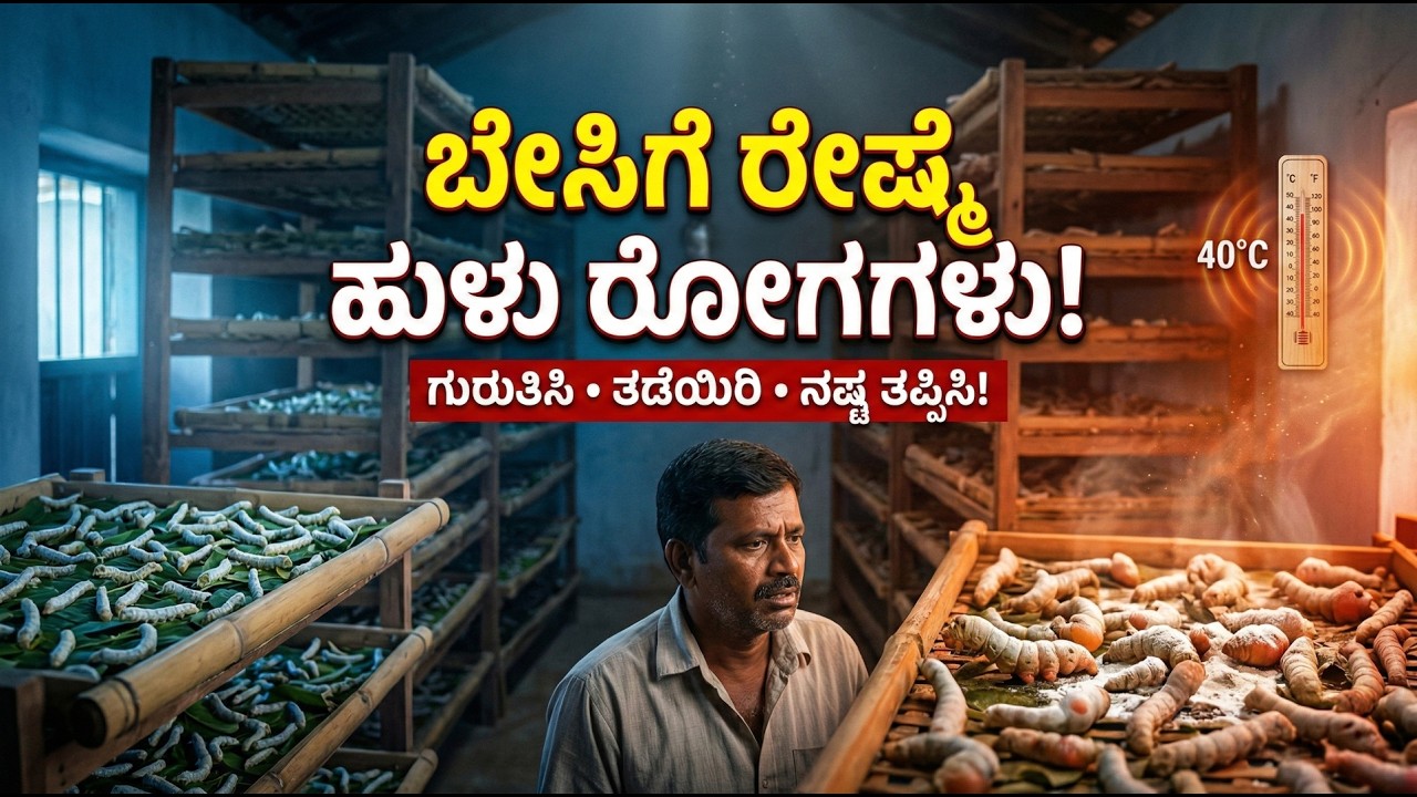 ಬೇಸಿಗೆ ರೇಷ್ಮೆ ಹುಳು ರೋಗಗಳು | Grasserie, Flacherie, Muscardine ಸಂಪೂರ್ಣ ಮಾಹಿತಿ | Karnataka Guide