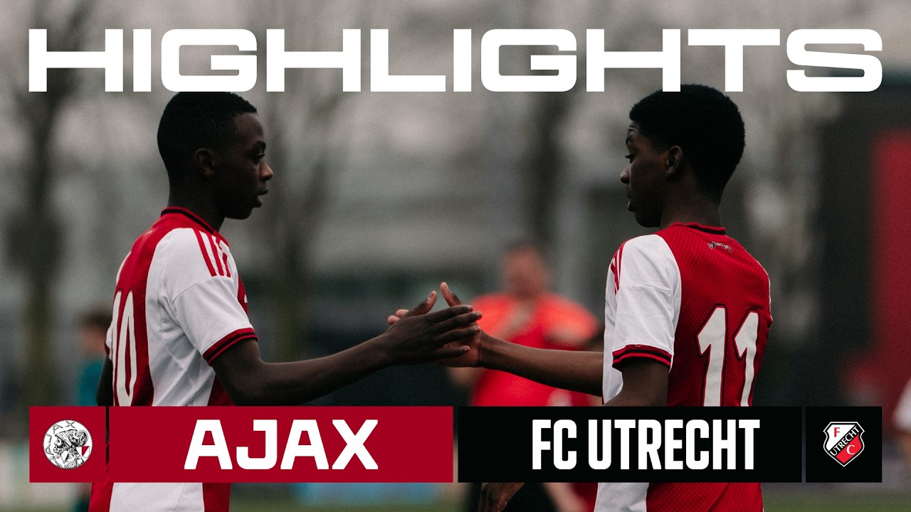 SIX AJAX GOALS! 😎 | Highlights Ajax O14 - FC Utrecht O14