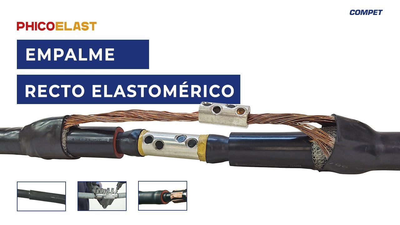 Empalme Recto  Elastomérico  Termocontraíble 36kV | PHICOELAST
