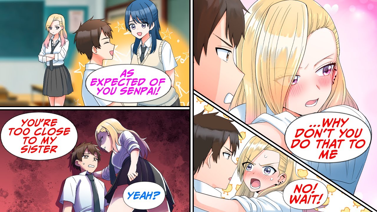 [Manga Dub] I was being kind to a junior in the club when her sister who’s a yankee... [RomCom]