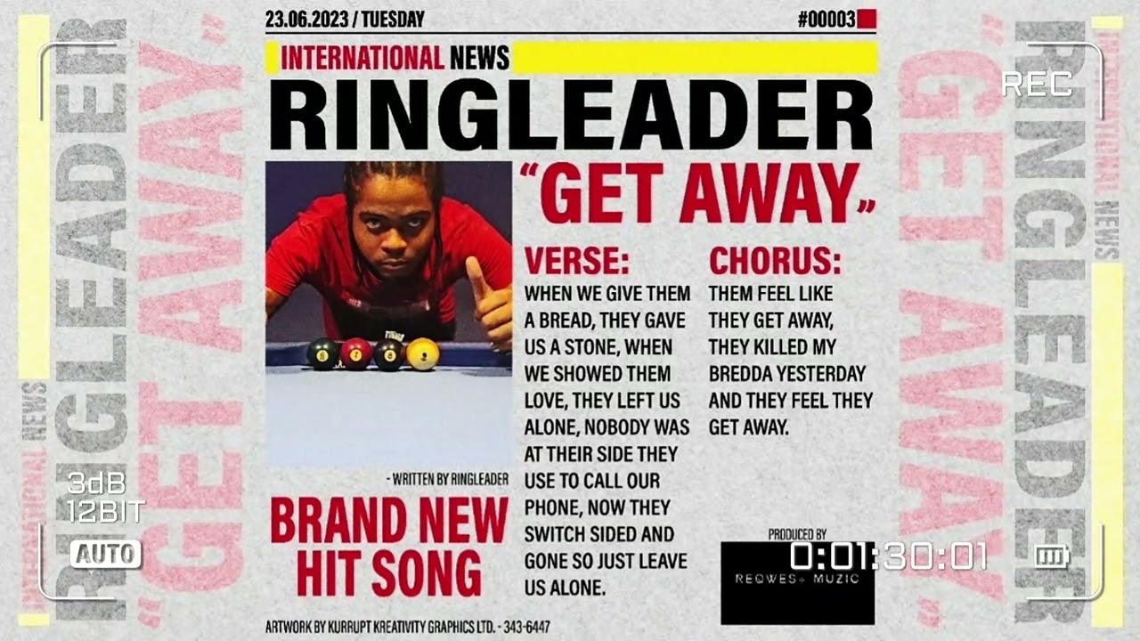 Ringleader - Get Away - 2023 Dancehall Release - (Official Audio)