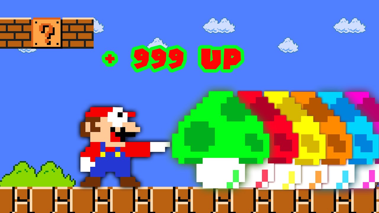 Super Mario Bros., But Mario Can Turn Anything He Wants into Wider| MegaBoom Bros