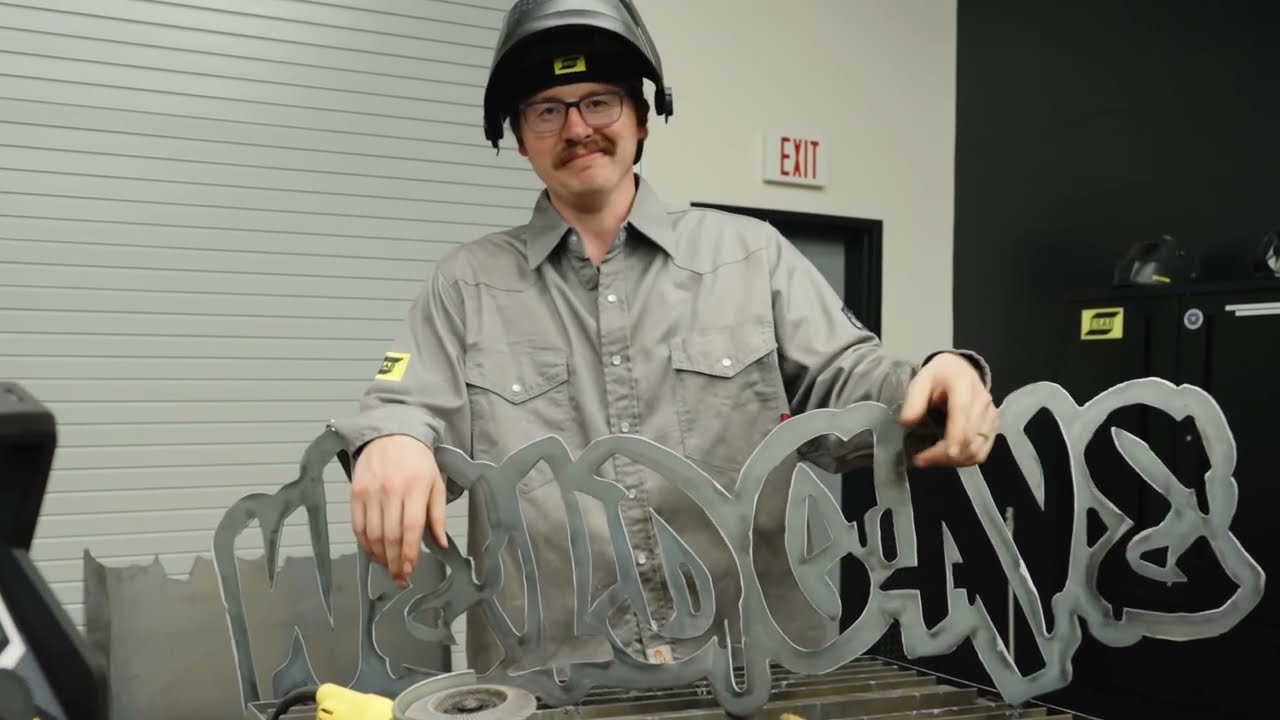 How to Make a Custom Metal Sign w/ a Plasma Cutter ft. @LeGrandMetalWorks  | Cutmaster 50+ | ESAB