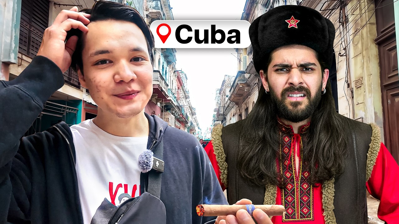 Un ruso visita por primera vez CUBA 🥶