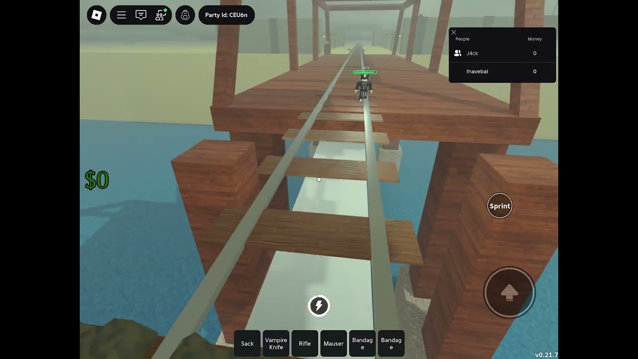 Winning in Dead Rails with @Z3V4NX in Roblox