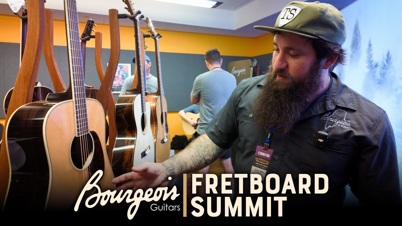Fretboard Summit 2025: A Tour of the Bourgeois Guitars Booth with James Witkus