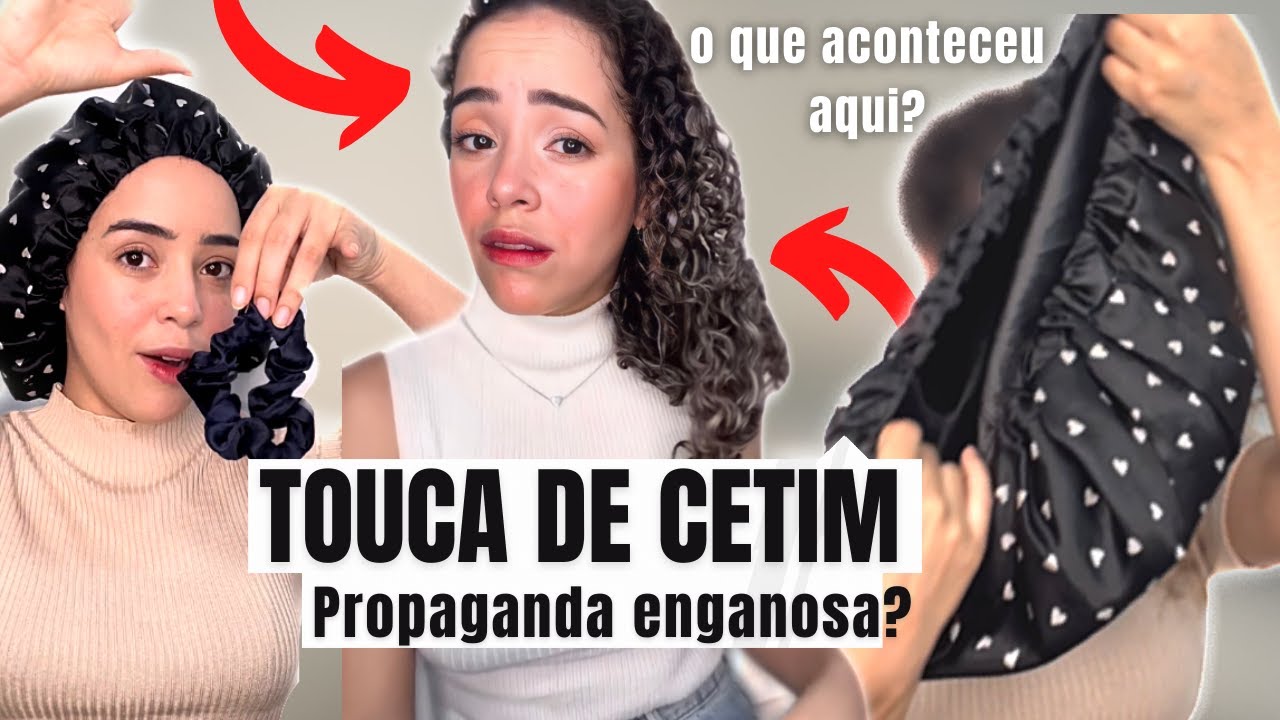 COMO USAR TOUCA DE CETIM NO CABELO CACHEADO - AMASSOU E ENCOLHEU OS CACHOS? | Ivânia Lopes