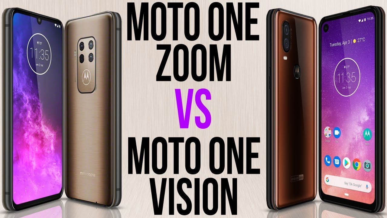 Motorola One Zoom vs Motorola One Vision (Comparativo)