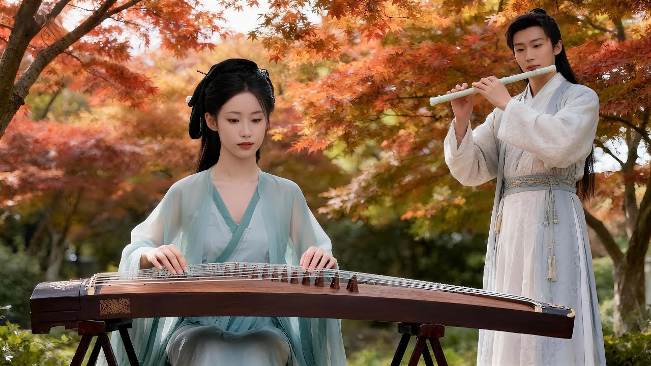 A Song of Falling Leaves, Autumn’s Silent Farewell with Guzheng Music
