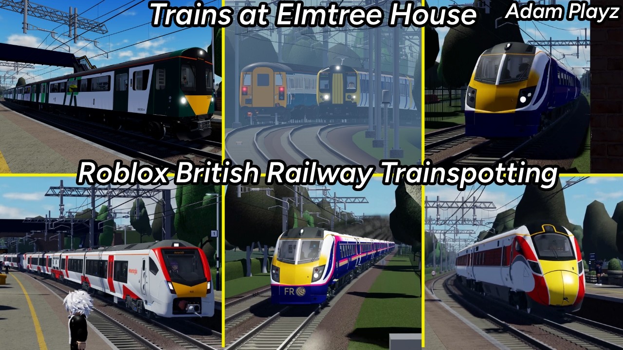 Trains at Elmtree House (Roblox British Railway Trainspotting V1.4 Update! 15/02/26)