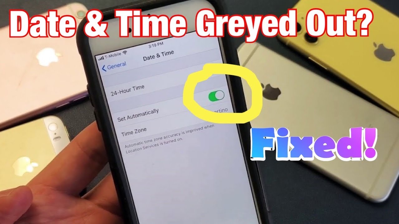 Все iPhone: дата и время неактивны? Невозможно настроить вручную? ИСПРАВЛЕНО!