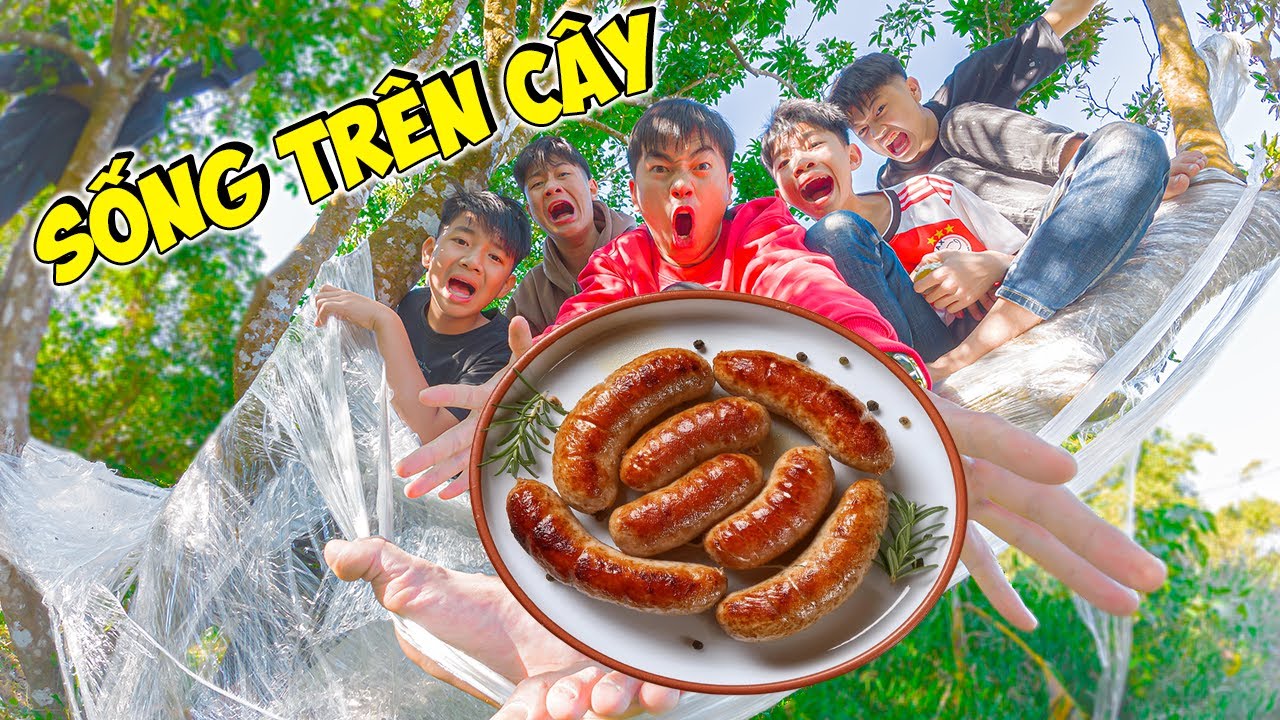 Th&aacute;i Chuối Thử Th&aacute;ch Sống Tr&ecirc;n C&acirc;y Bằng M&agrave;ng Bọc Thực Phẩm