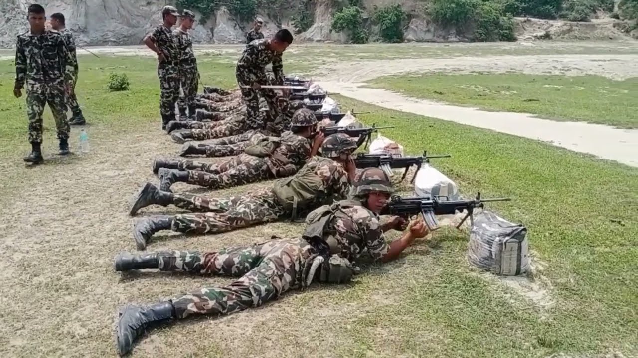 Nepal army traning || firing training 🇳🇵🇳🇵😱😵😈