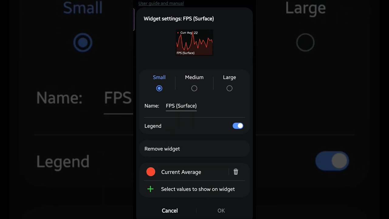 FPS Meter in Android 16 / One UI 8.0
