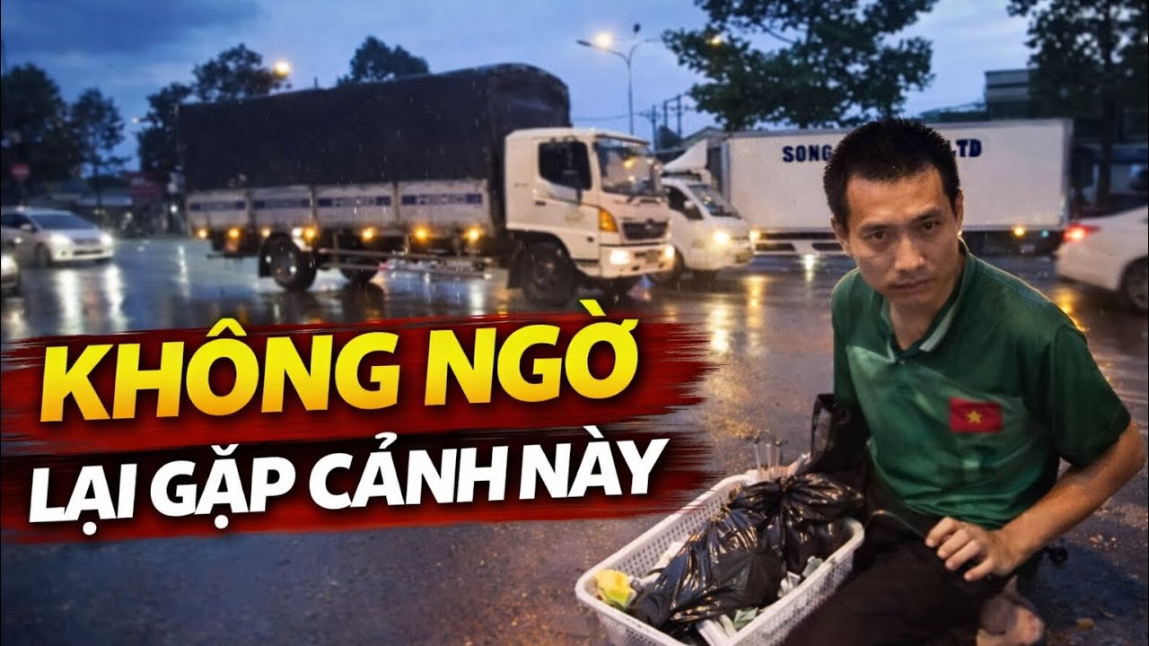 ĐANG ĐI VÔ TÌNH GẶP MỘT HOÀN CẢNH ĐÁNG THƯƠNG NGỒI BÁN TĂM TRÊN VỈA HÈ