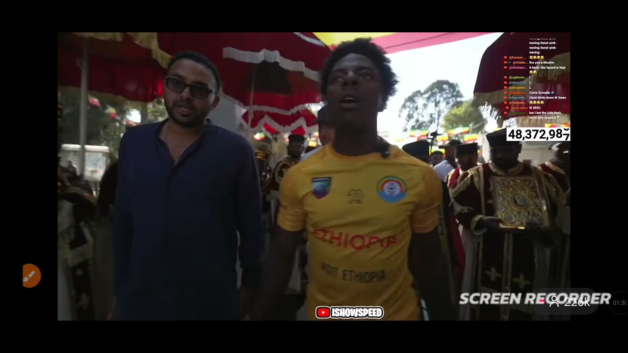@speed original account # ishow speed in Ethiopia 🇪🇹 being blessed # subscribe to this channel 