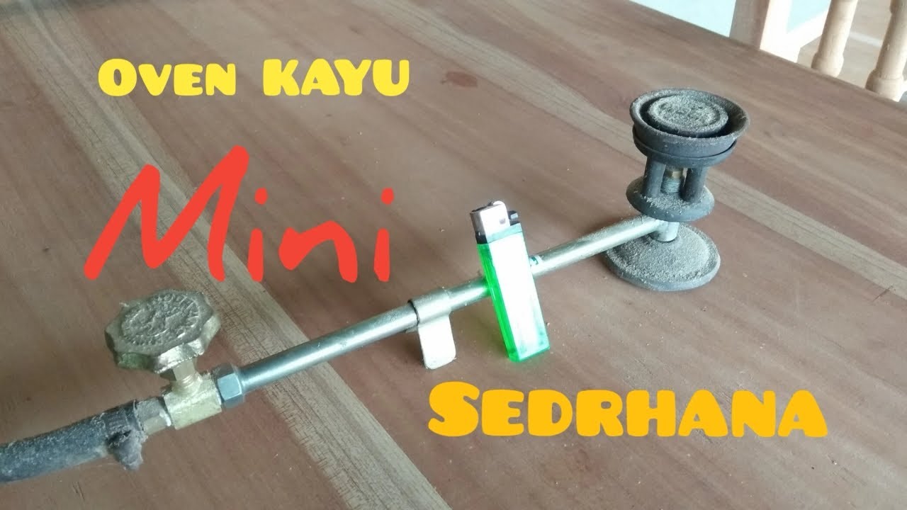 OVEN KAYU MINI Sederhana Irit Bahan Bakar dan TANPA ASAP.