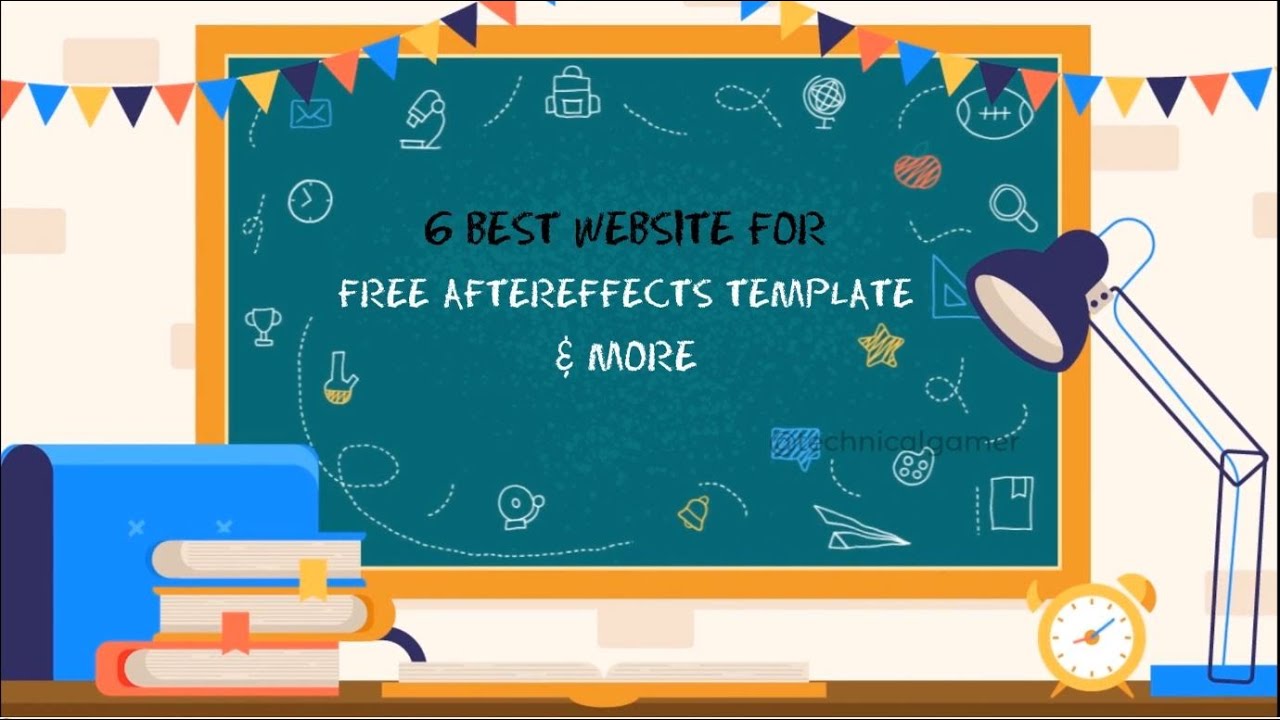 6 best website for free aftereffects templates | technicalgamer