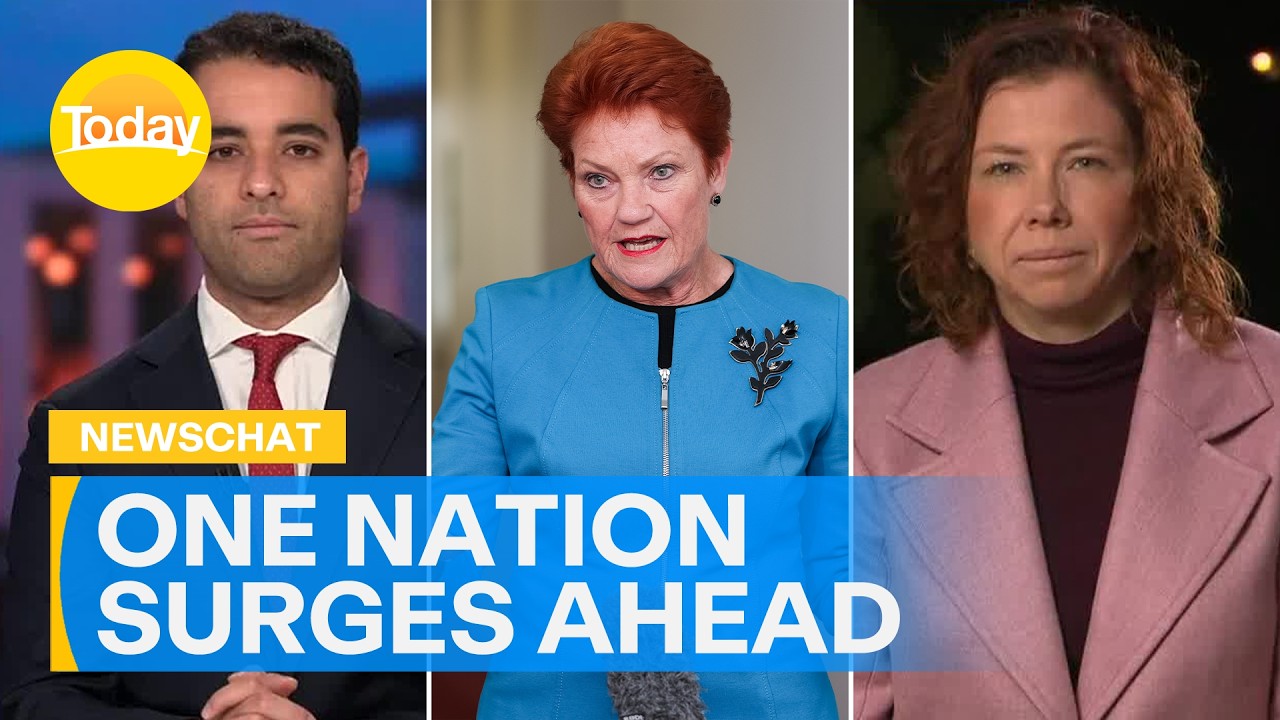 One Nation takes lead as Australia's most popular political party | Today Show Australia
