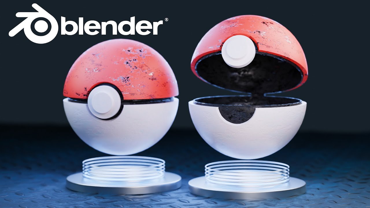 Blender 4.2 | Make a Poke Ball  | Tutorial