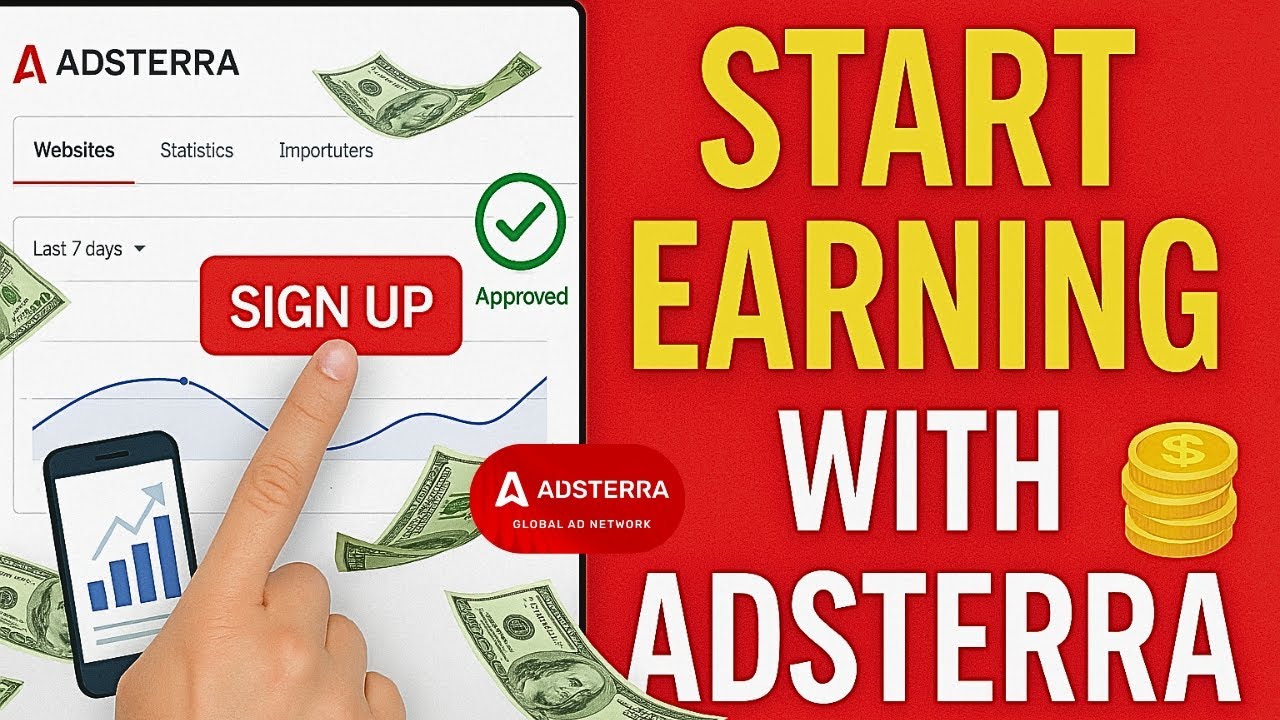 Earn $1K/Month! Create & Monetize Adsterra Account in 10 Mins (Beginner-Friendly Guide)