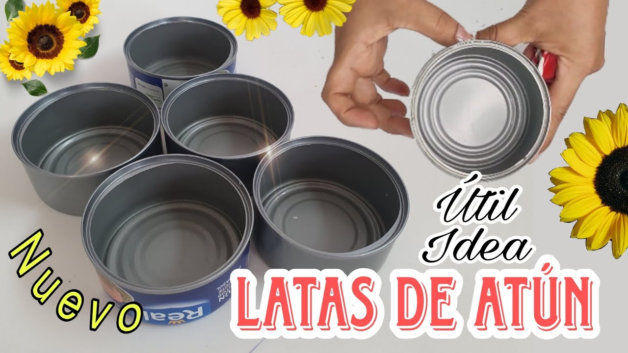 ÚTIL Idea con LATA DE ATÚN Reciclada| Haz Regala o Vende y Genera ingresos con Reciclaje