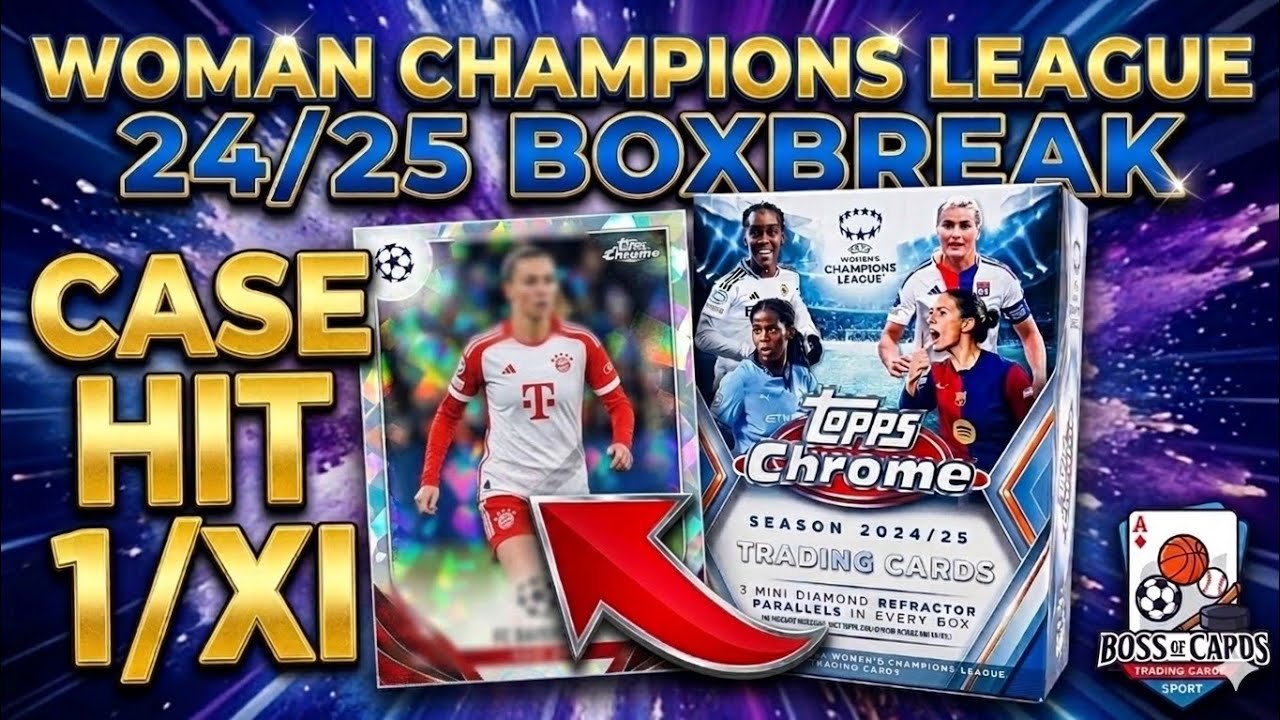 CASE HIT ALARM! 🚨 Was für eine Karte! Topps Chrome UWCL Break 💎🔥 #casehit #boxbreak #bossofcards 