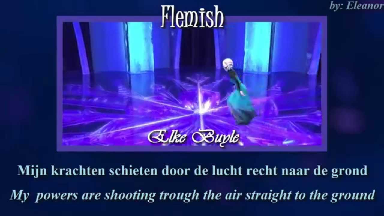 Frozen-Let it Go (Elsa builds her Palace) One-Line Multilanguage w/ S+T