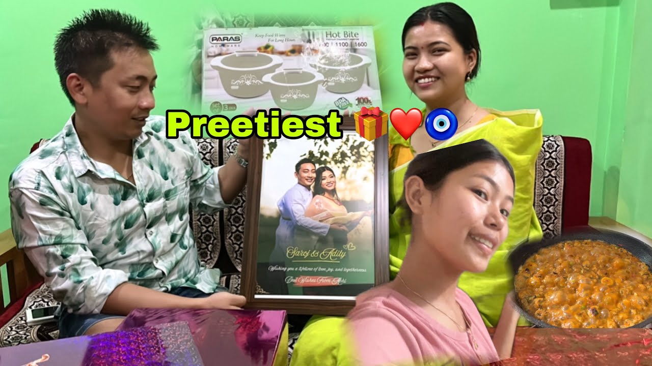 RECEPTION UNBOXING GIFT 🎁❤️|| Bandra hinjang thongdare😂|| BisakhaChirom 