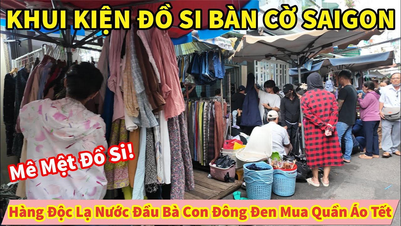 Mê Mệt Đồ Si! KHUI KIỆN ĐỒ SI BÀN CỜ Hàng Độc Lạ Nước Đầu Bà Con Đông Đen Mua Quần Áo Tết
