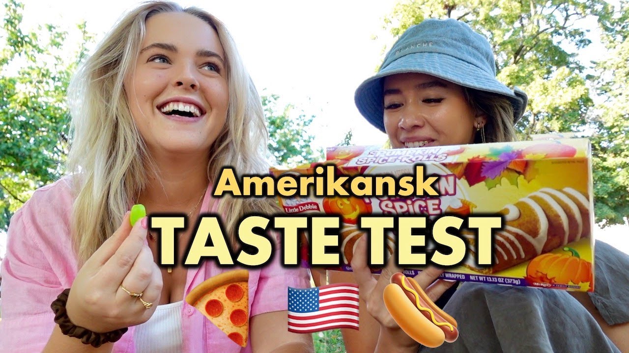 Amerikansk TASTE TEST🇺🇸 + en dag i NYC med vintage shopping