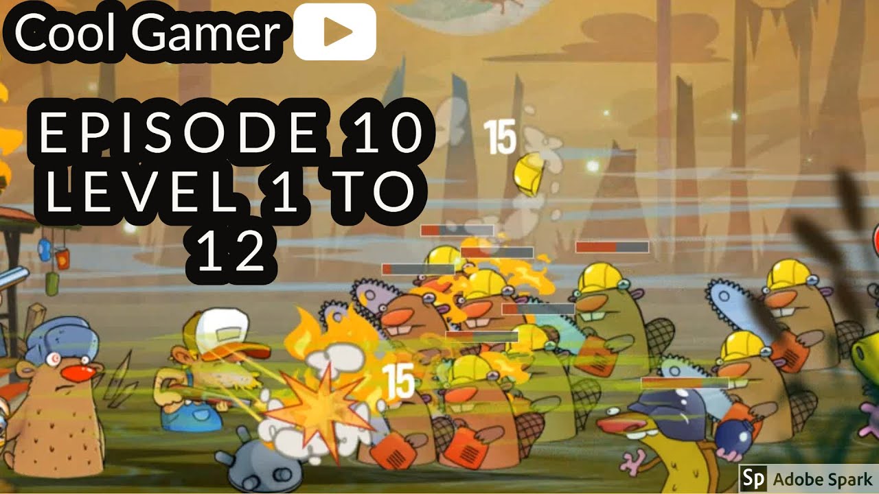 Swamp Attack Episode 10 level 1 to 12 Android/IOS