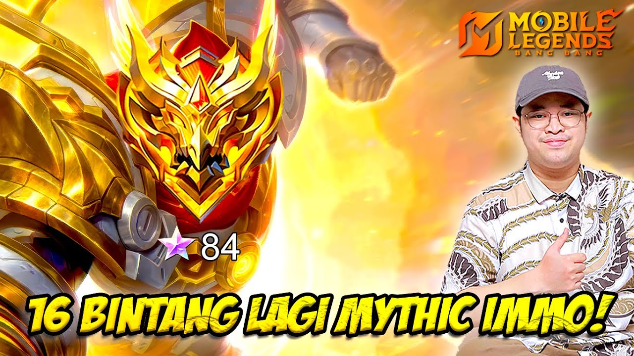 🔴LIVE 16 BINTANG LAGI MYTHIC IMMORTAL + USER ALL ROLE❗MABAR VIP❗PUSH RANK MYTHIC❗MOBILE LEGEND