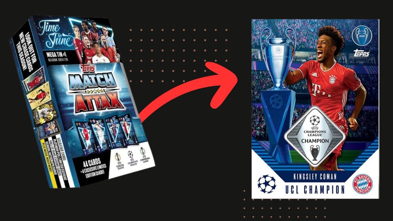 We pulled a Relic card - Topps Match Attax 24/25 Mega Tin 1 Time To Shine Opening