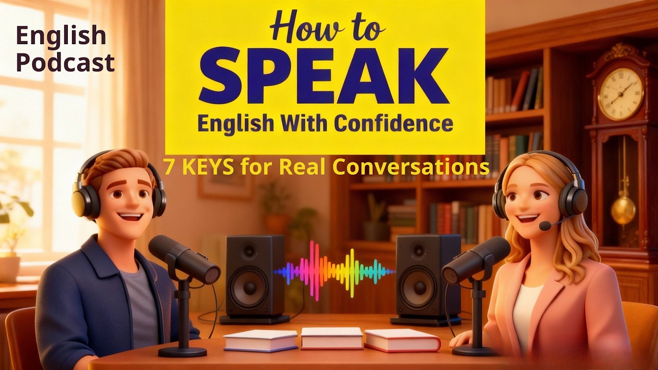 How to Speak English With Confidence - 7 KEYS for Real Conversations