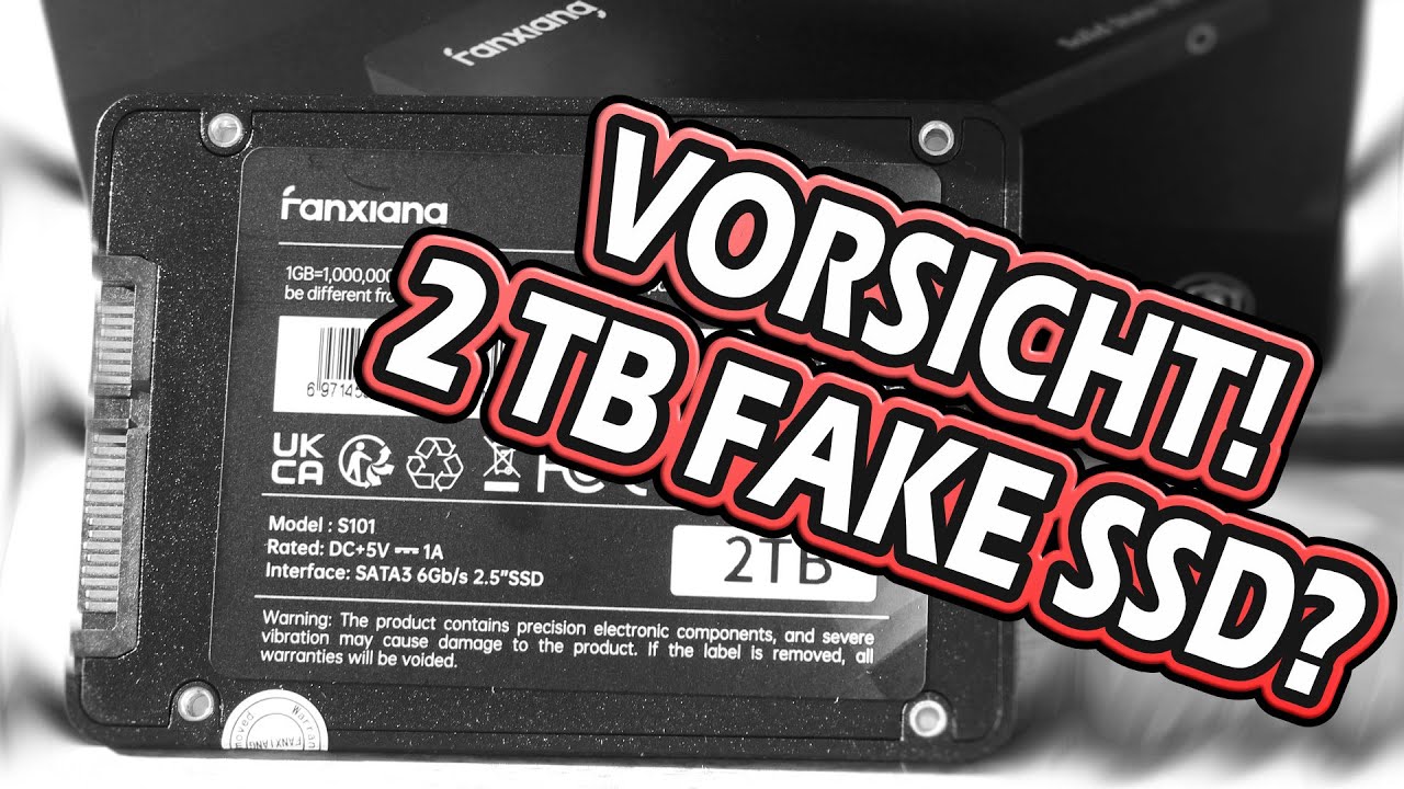 VORSICHT - Fake SSD bei  Amazon ? - Fanxiang S101 2TB SATA SSD Test  #HardwareSchrott