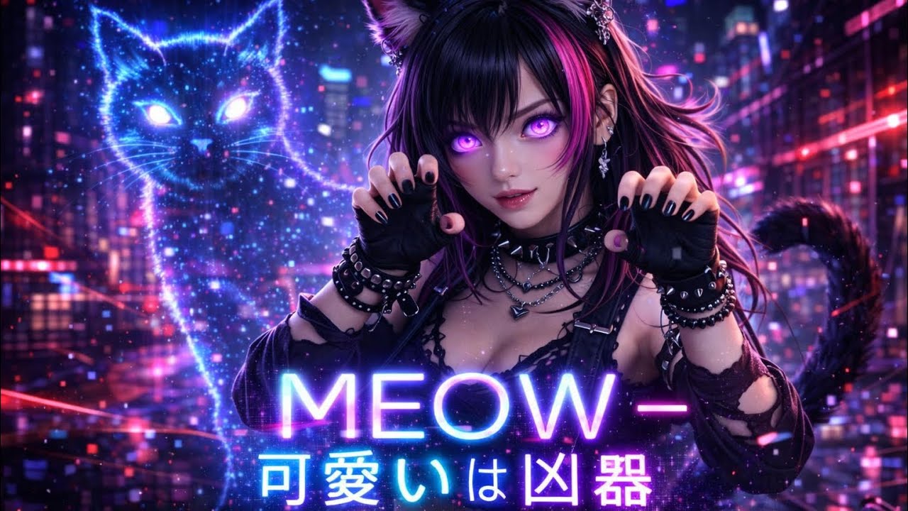 「MEOW — 可愛いは凶器」オリジナルソング🎶 #IRIAM  #イリアム #オリジナル曲 #猫 #cat #ROCK #やどかり69
