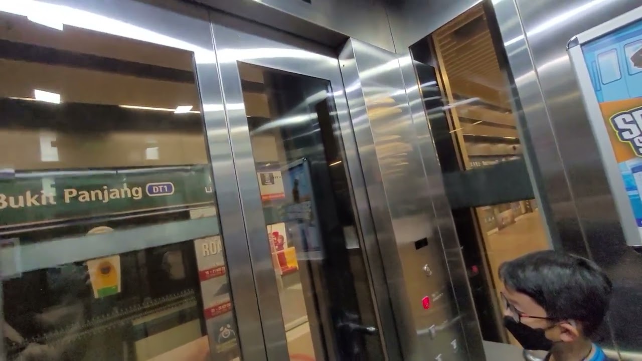 Bukit Panjang MRT/LRT Station || Otis Elevator (MRT Platform)